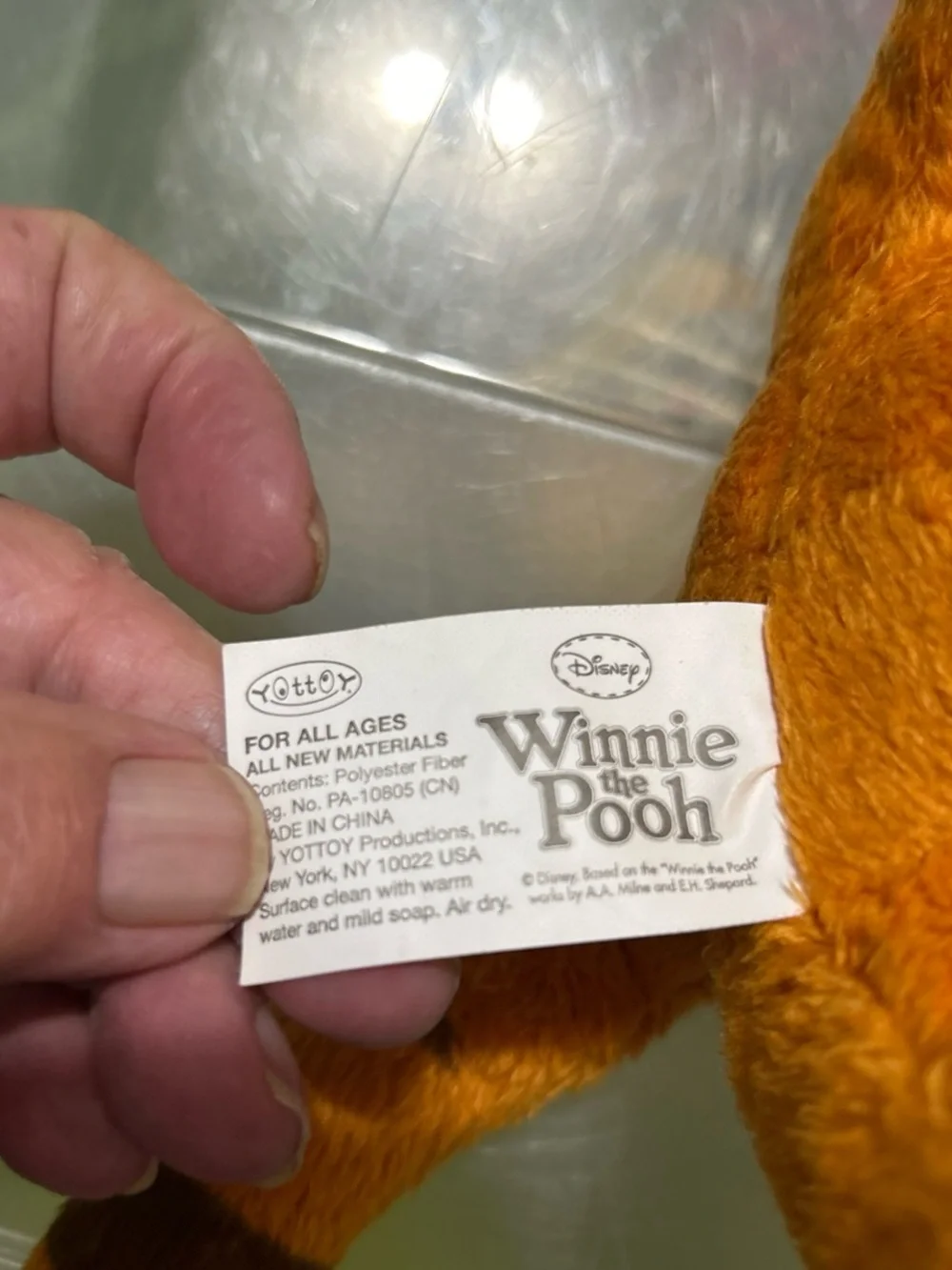 Plush Orange Tiger Stuffed Animal with Cream Belly